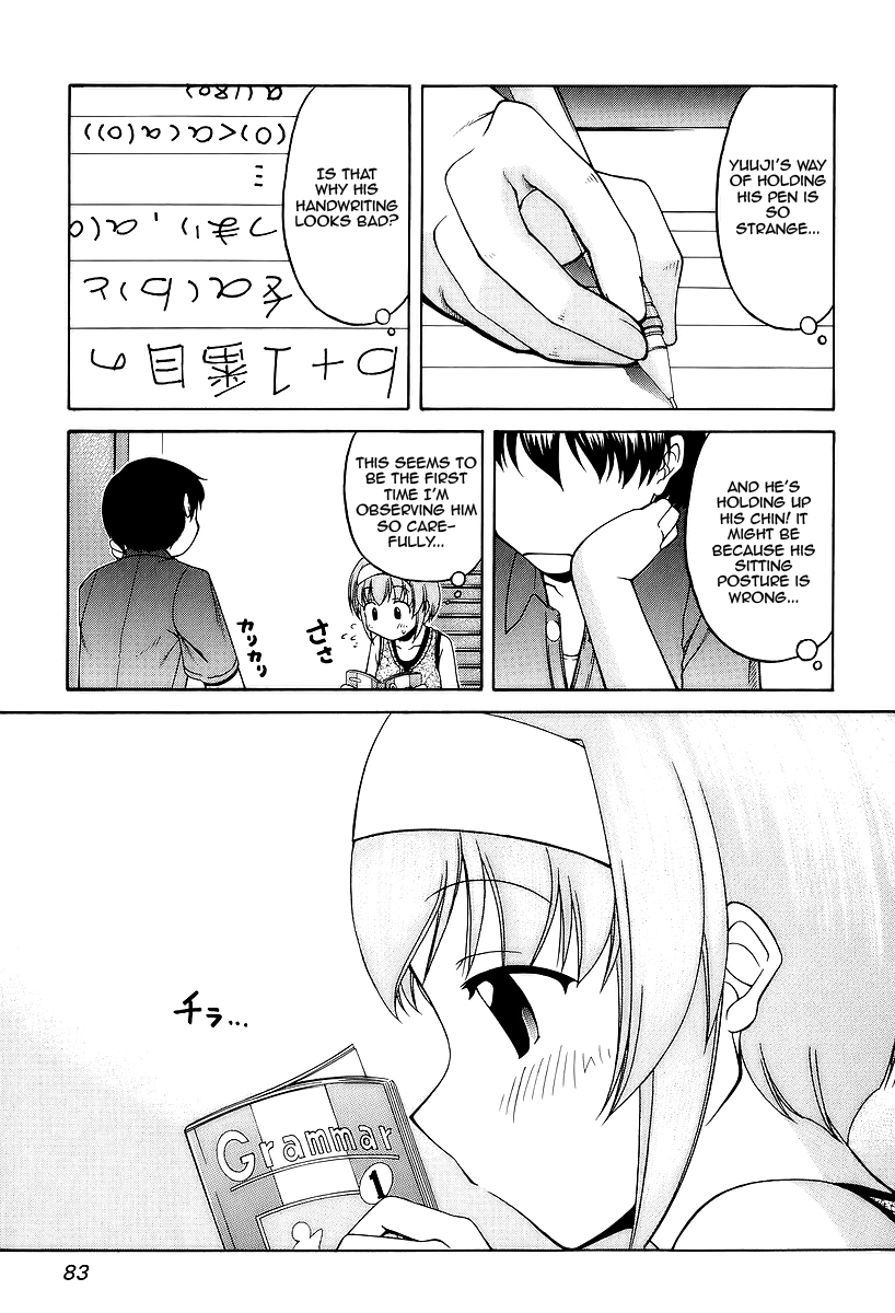 Tona-Gura! Chapter 25 page 17 - Chapter 25: Studying With You Who I Care About. Learning Things About You Who I Care About Most