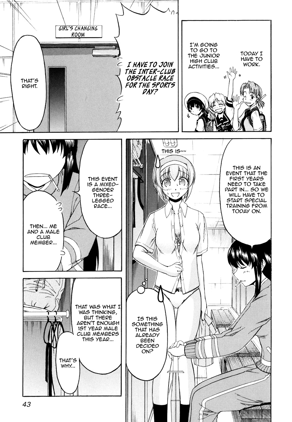 Tona-Gura! Chapter 30 page 11 - Chapter 30: An Uneasy Three-Legged Race