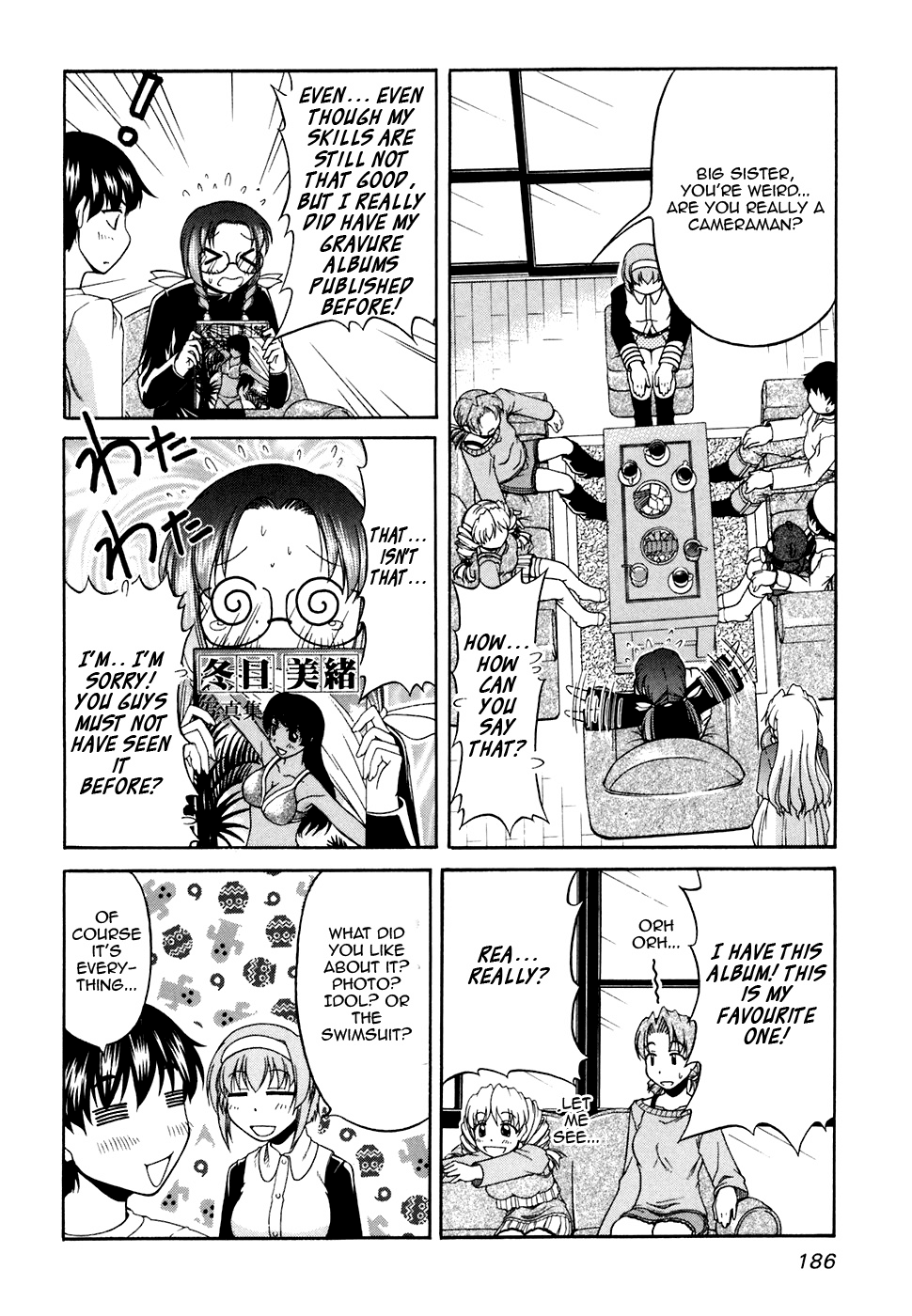 Tona-Gura! Chapter 35 page 16 - Chapter 35: Father, Female Junior, Glasses and Forehead
