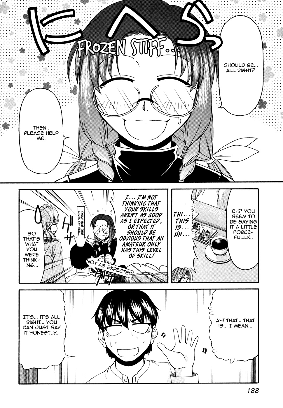 Tona-Gura! Chapter 35 page 18 - Chapter 35: Father, Female Junior, Glasses and Forehead