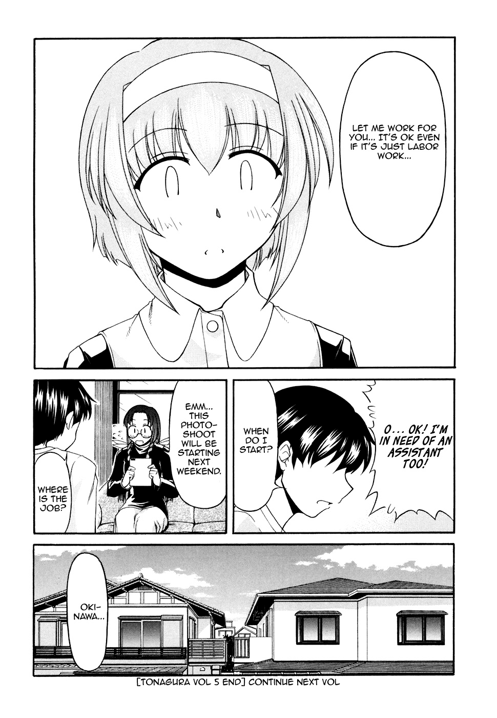 Tona-Gura! Chapter 35 page 20 - Chapter 35: Father, Female Junior, Glasses and Forehead