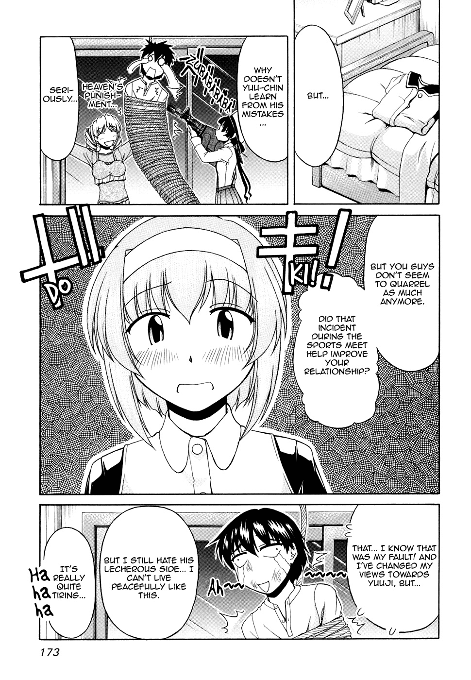 Tona-Gura! Chapter 35 page 3 - Chapter 35: Father, Female Junior, Glasses and Forehead
