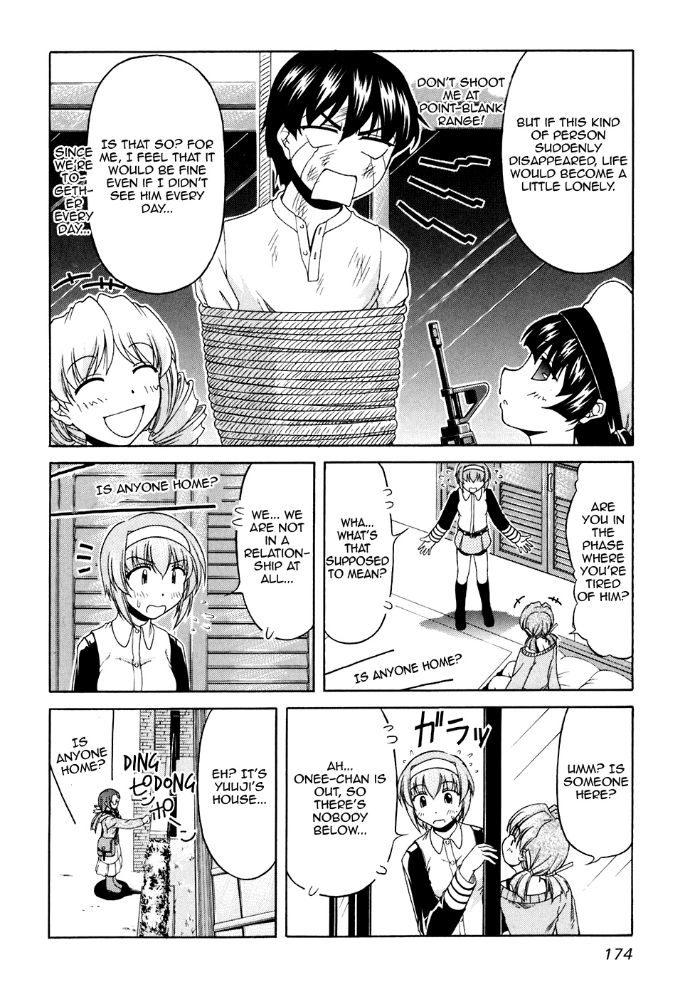 Tona-Gura! Chapter 35 page 4 - Chapter 35: Father, Female Junior, Glasses and Forehead