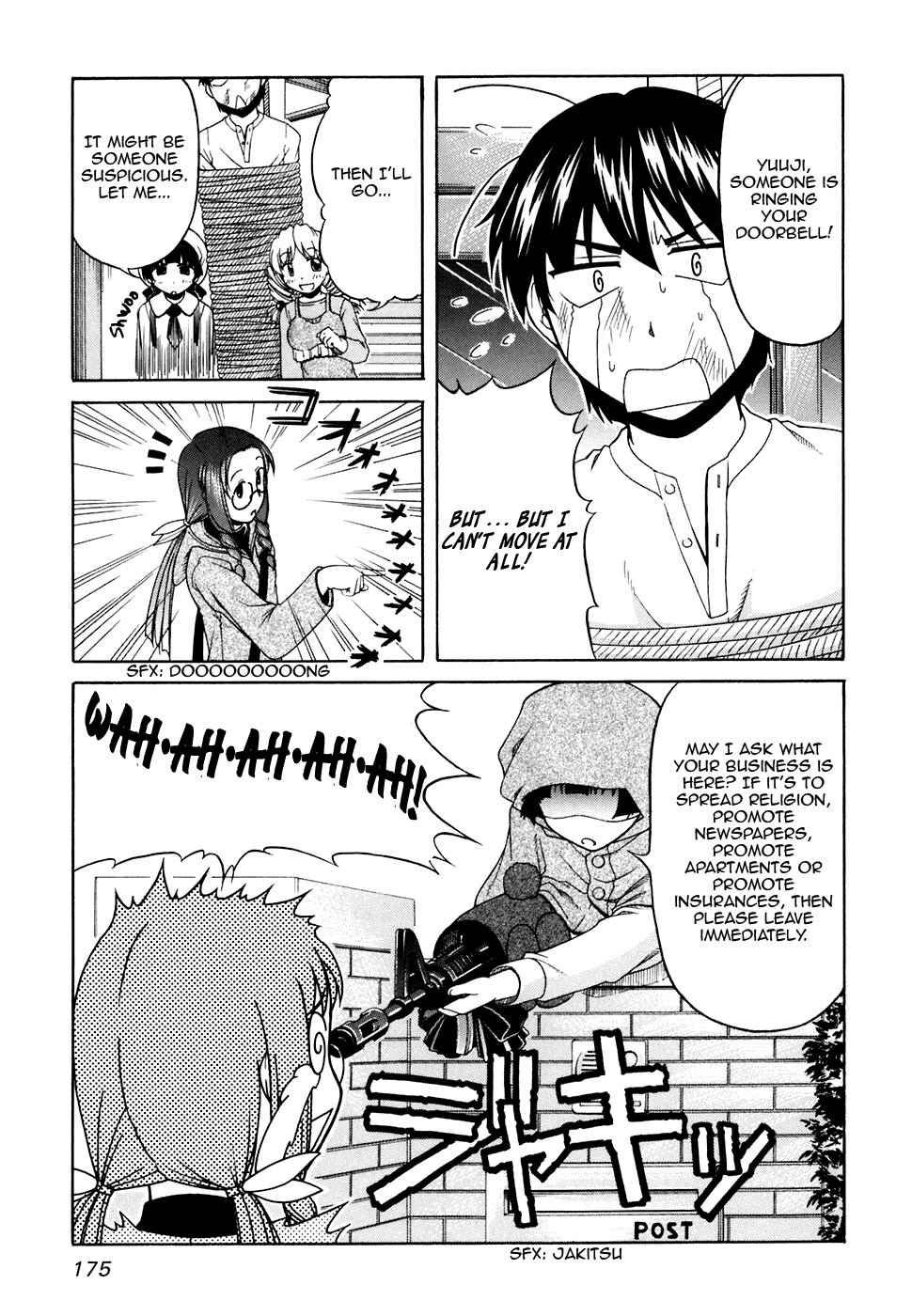 Tona-Gura! Chapter 35 page 5 - Chapter 35: Father, Female Junior, Glasses and Forehead