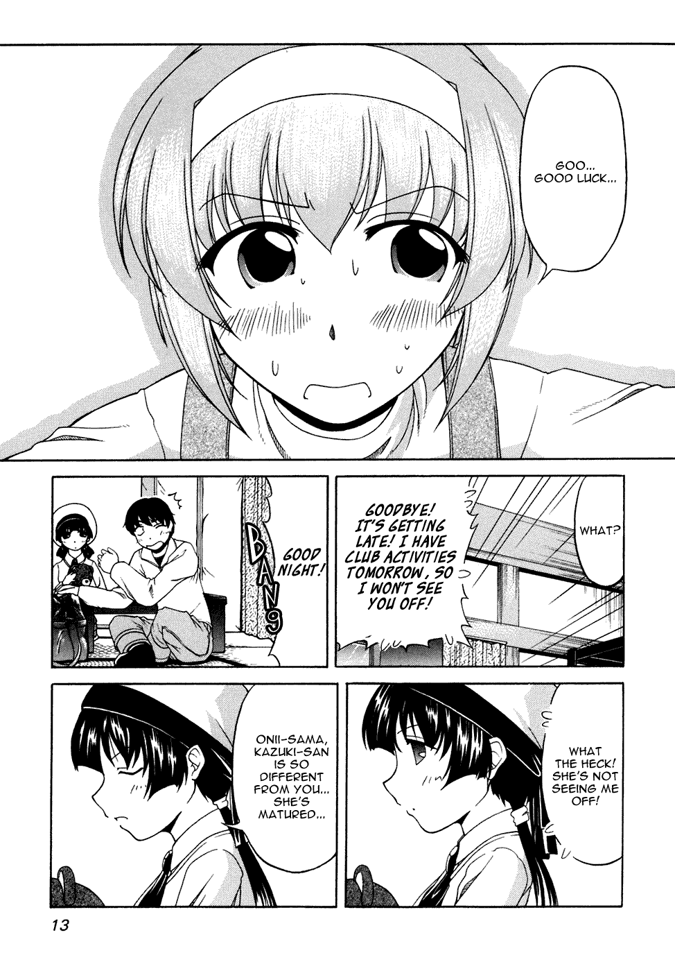 Tona-Gura! Chapter 36 page 13 - Chapter 36: From a Relaxing Weekend to an Uneasy Weekend