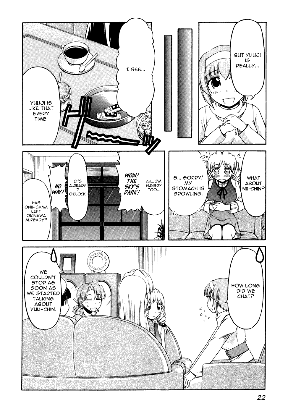 Tona-Gura! Chapter 36 page 22 - Chapter 36: From a Relaxing Weekend to an Uneasy Weekend