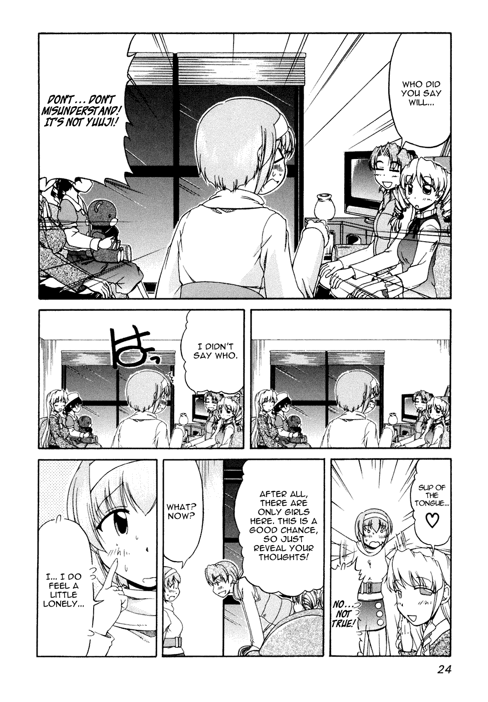 Tona-Gura! Chapter 36 page 24 - Chapter 36: From a Relaxing Weekend to an Uneasy Weekend
