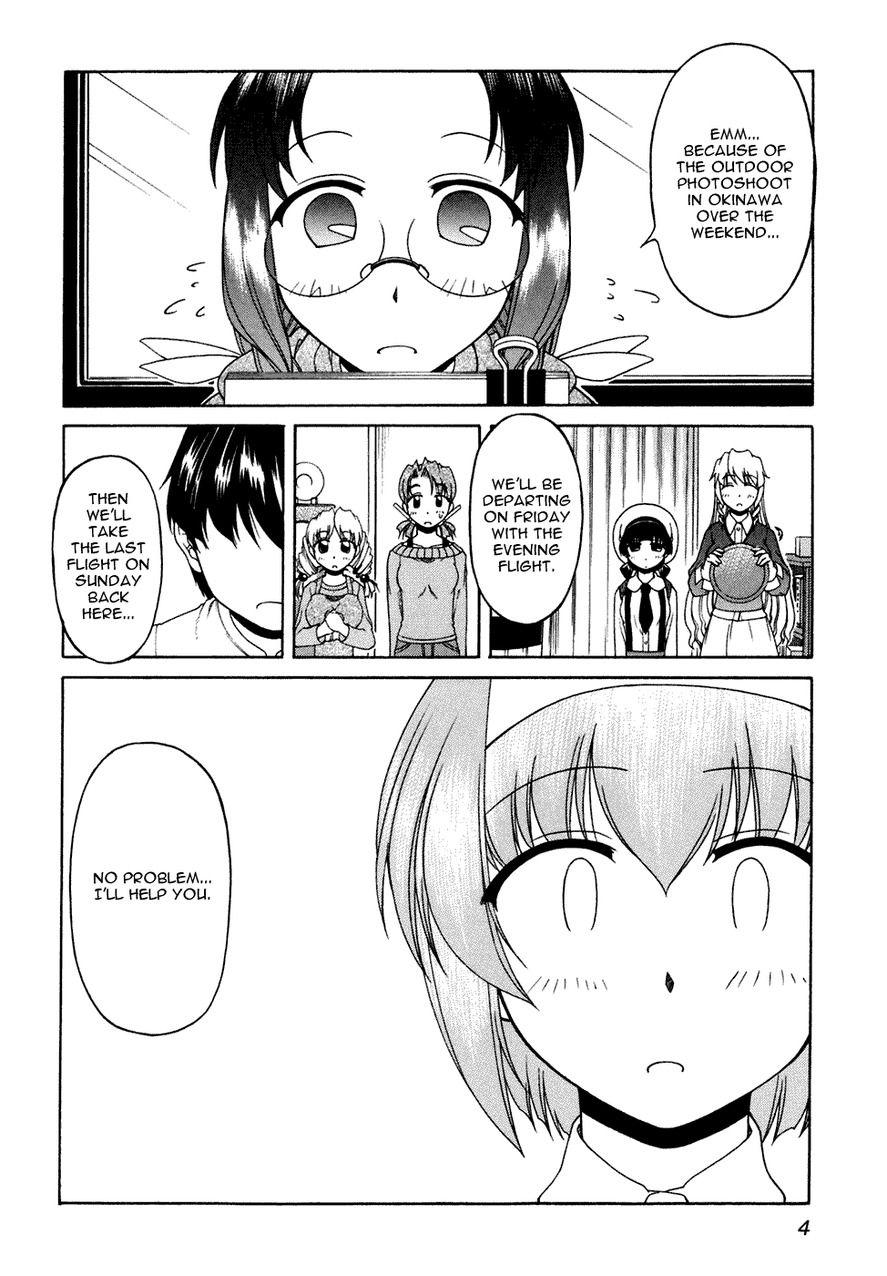 Tona-Gura! Chapter 36 page 4 - Chapter 36: From a Relaxing Weekend to an Uneasy Weekend