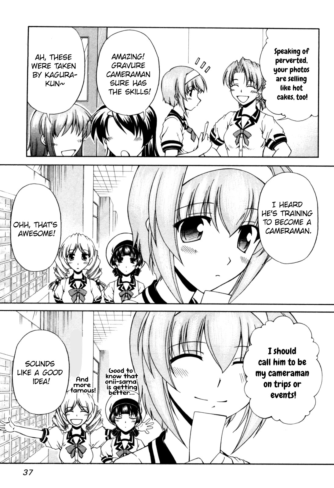 Tona-Gura! Chapter 62 page 6 - Chapter 62: Love talk with Kuro-chan!