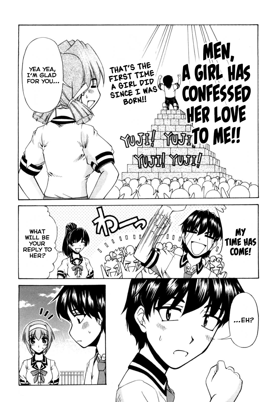 Tona-Gura! Chapter 63 page 15 - Chapter 63: Just Confess to Yuuji!