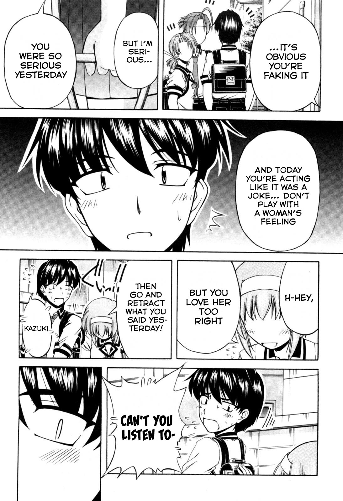 Tona-Gura! Chapter 68 page 28 - Chapter 68: Confession, Confusion, Passing Each Other