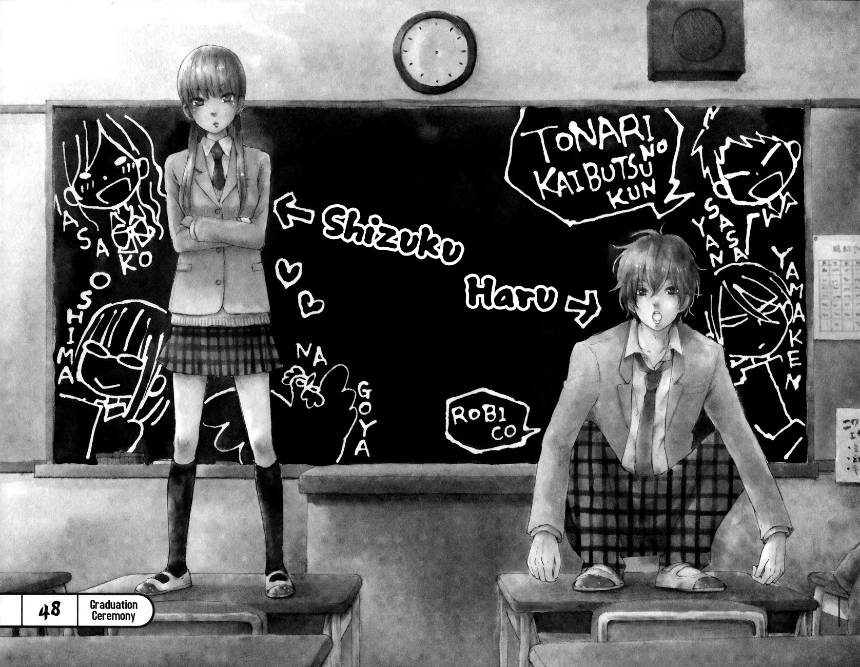 Tonari no Kaibutsu-kun Chapter 48 page 2 - Chapter 48: Graduation Ceremony