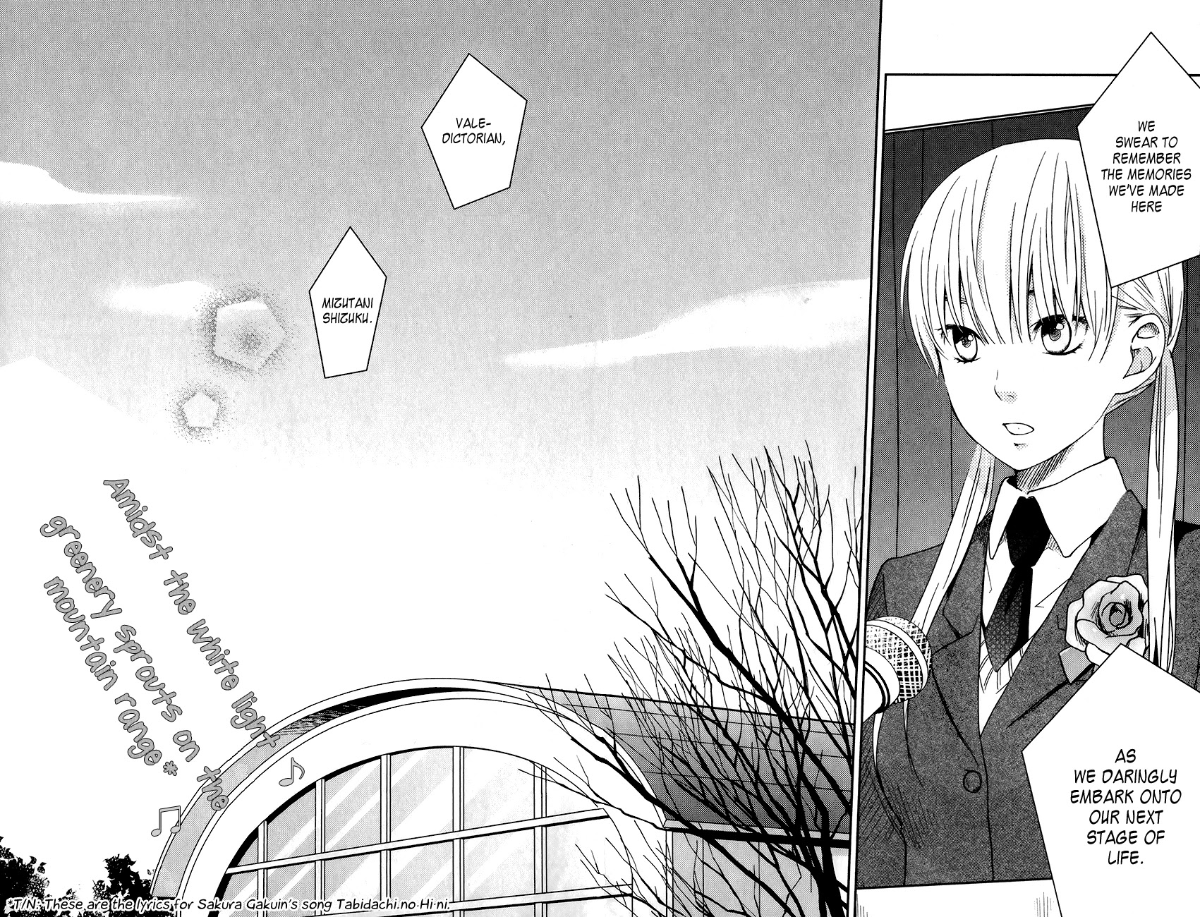 Tonari no Kaibutsu-kun Chapter 48 page 5 - Chapter 48: Graduation Ceremony