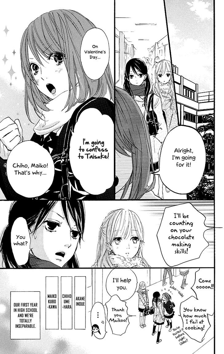 Tonari no Kanata Chapter 1 page 3 - Chapter 1 : Three Secrets (Himitsu Mitsu)