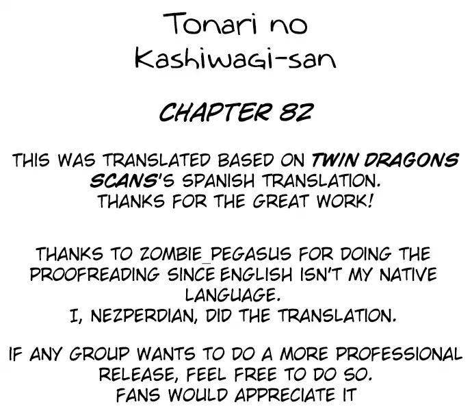 Tonari no Kashiwagi-san Chapter 82 page 25 - Chapter 82