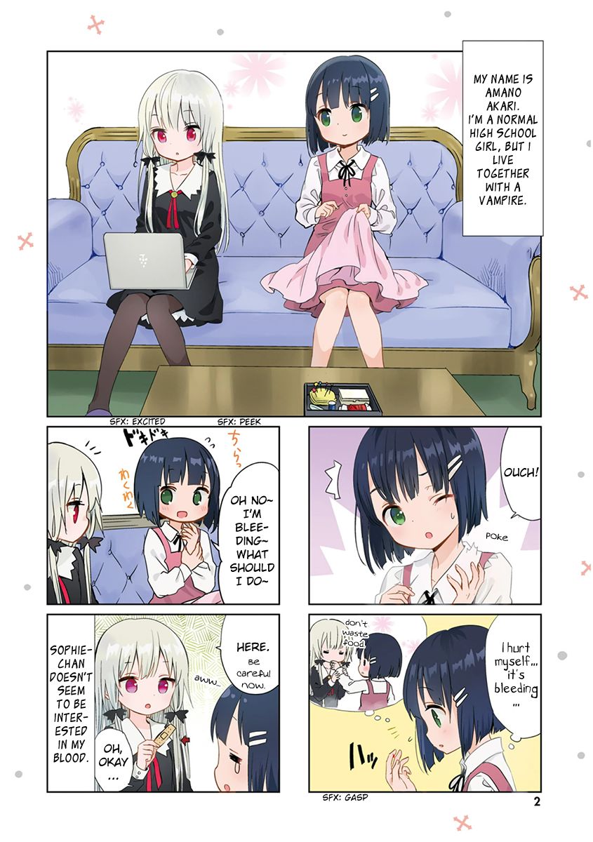 Tonari no Kyuuketsuki-san Chapter 1 page 3 - Chapter 1 : The Average Citizen of Darkness