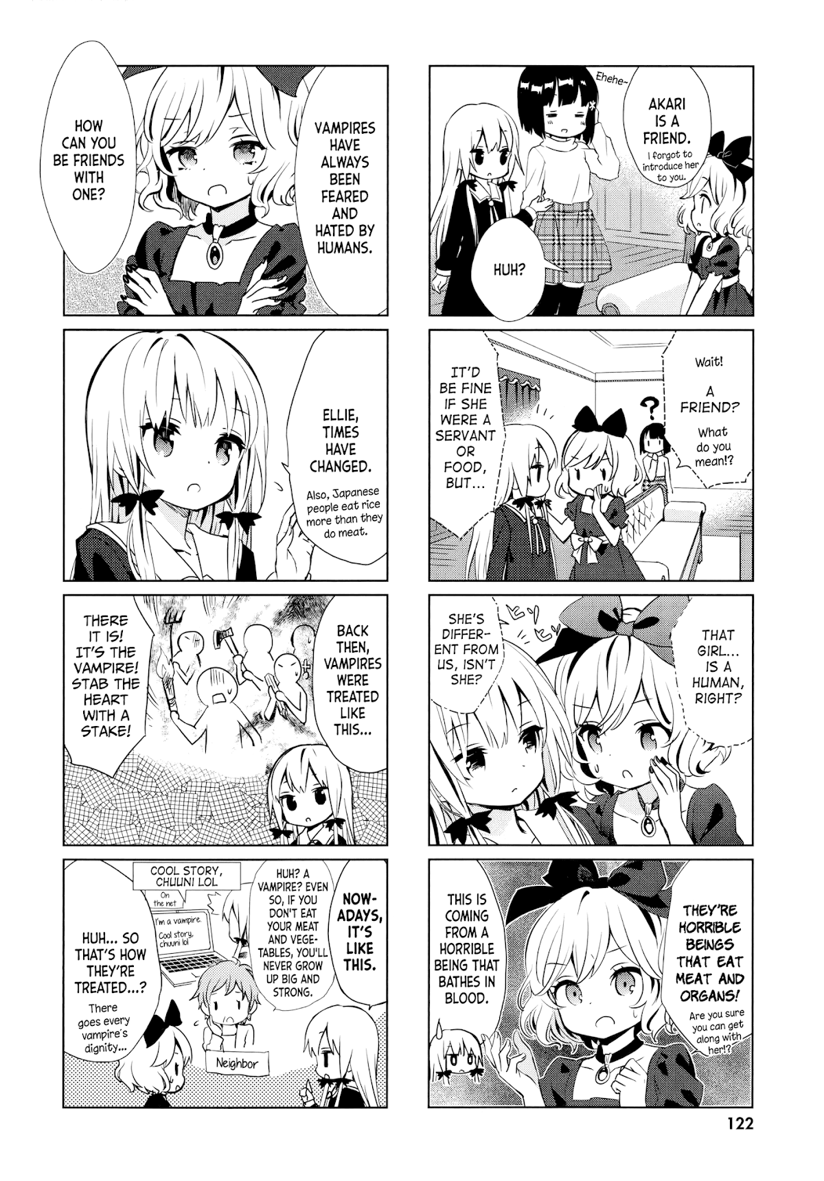Tonari no Kyuuketsuki-san Chapter 10 page 6 - Chapter 10: Ellie and Akari