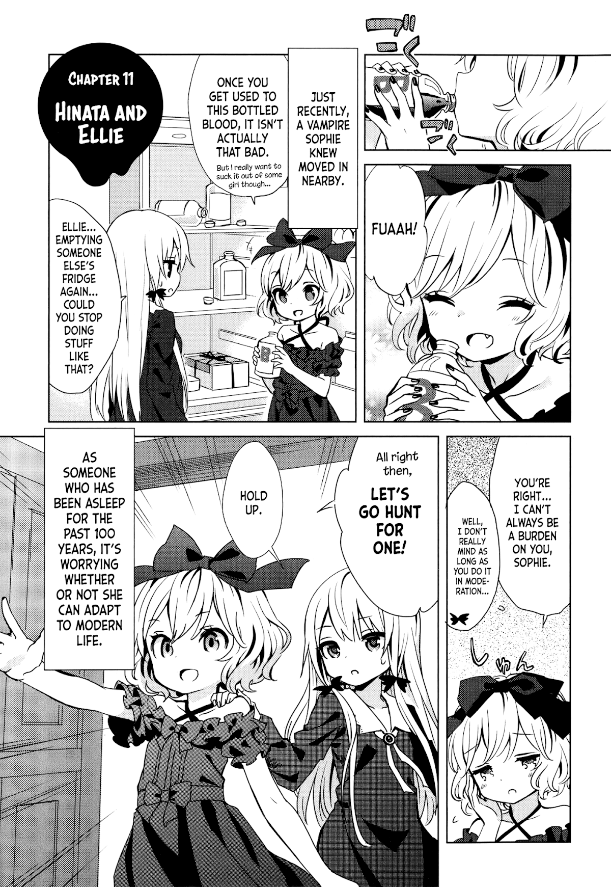 Tonari no Kyuuketsuki-san Chapter 11 page 5 - Chapter 11: Hinata and Ellie