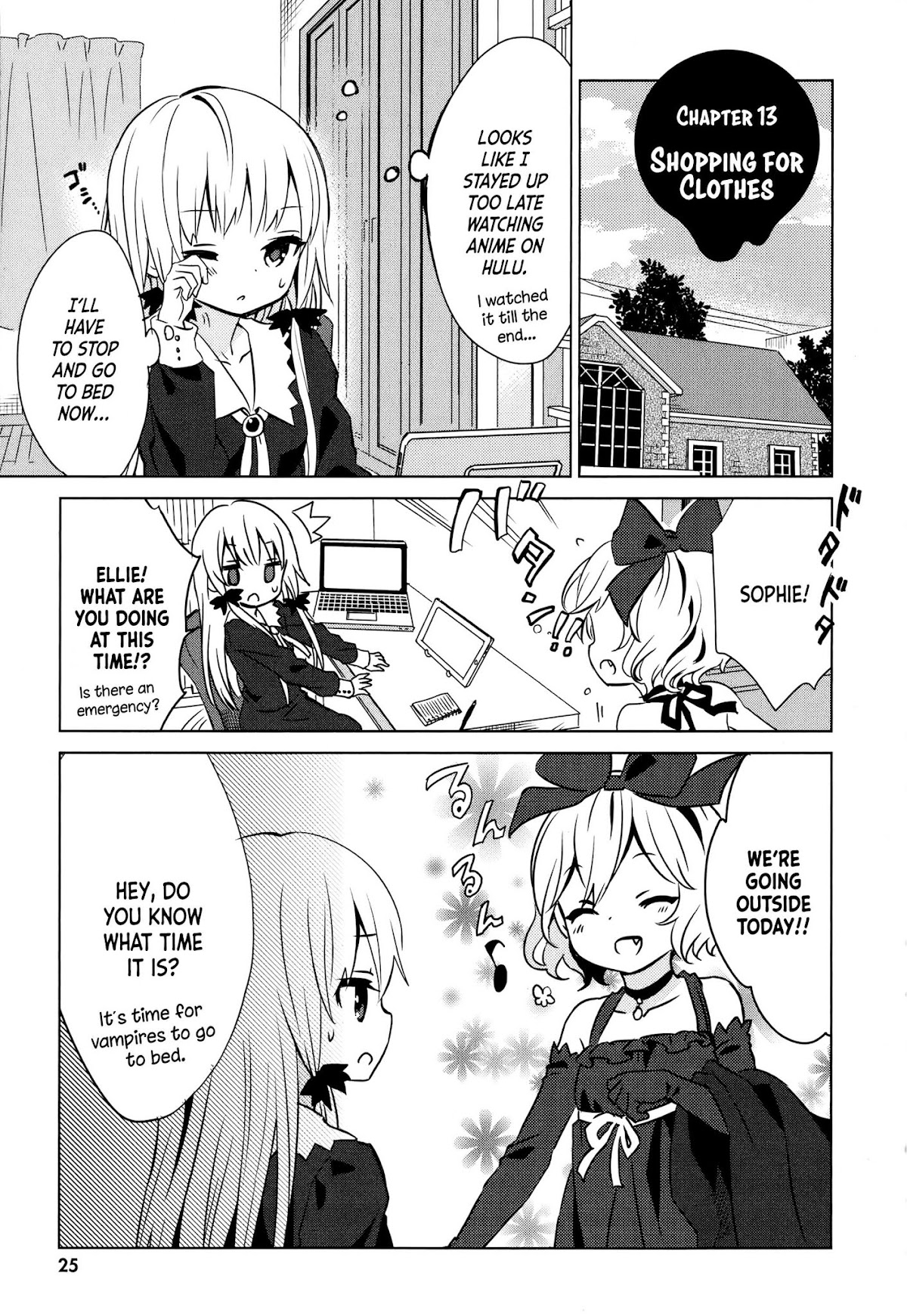 Tonari no Kyuuketsuki-san Chapter 13 page 1 - Chapter 13: Shopping for clothes