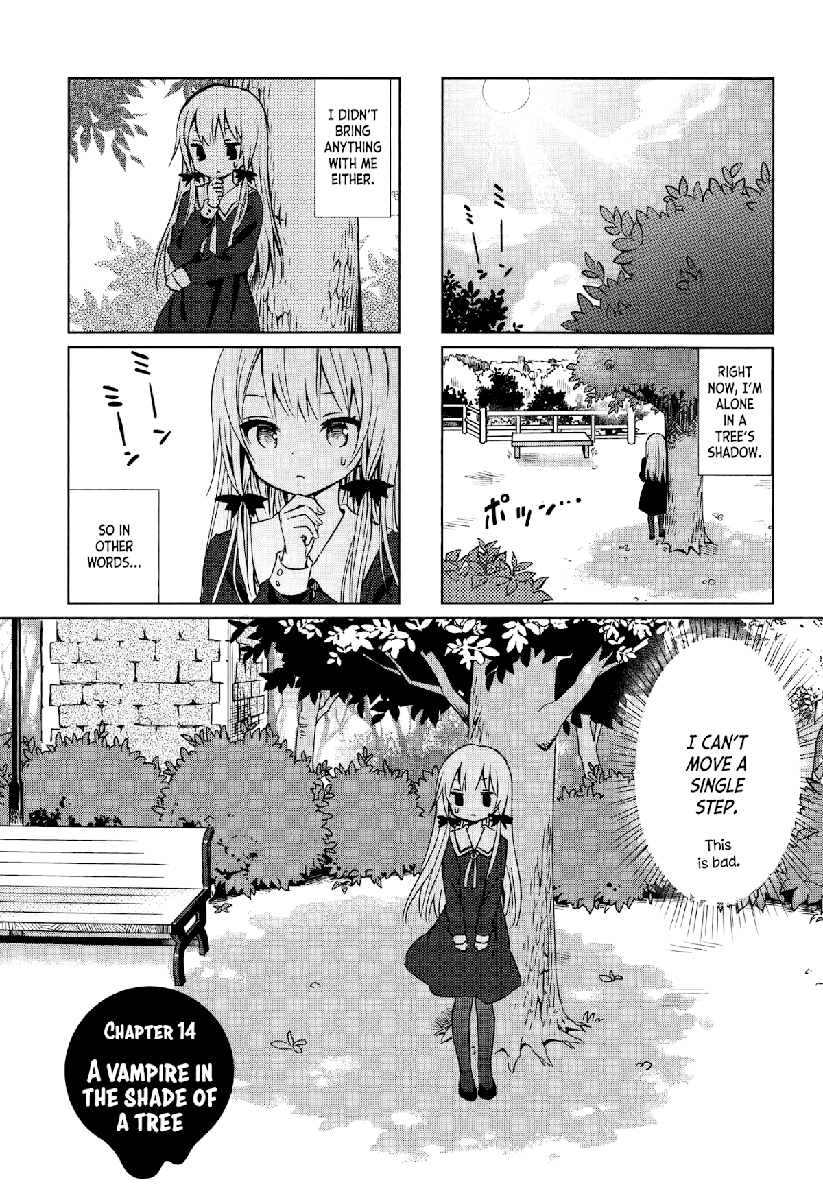 Tonari no Kyuuketsuki-san Chapter 14 page 1 - Chapter 14: A Vampire in the Shade of a Tree