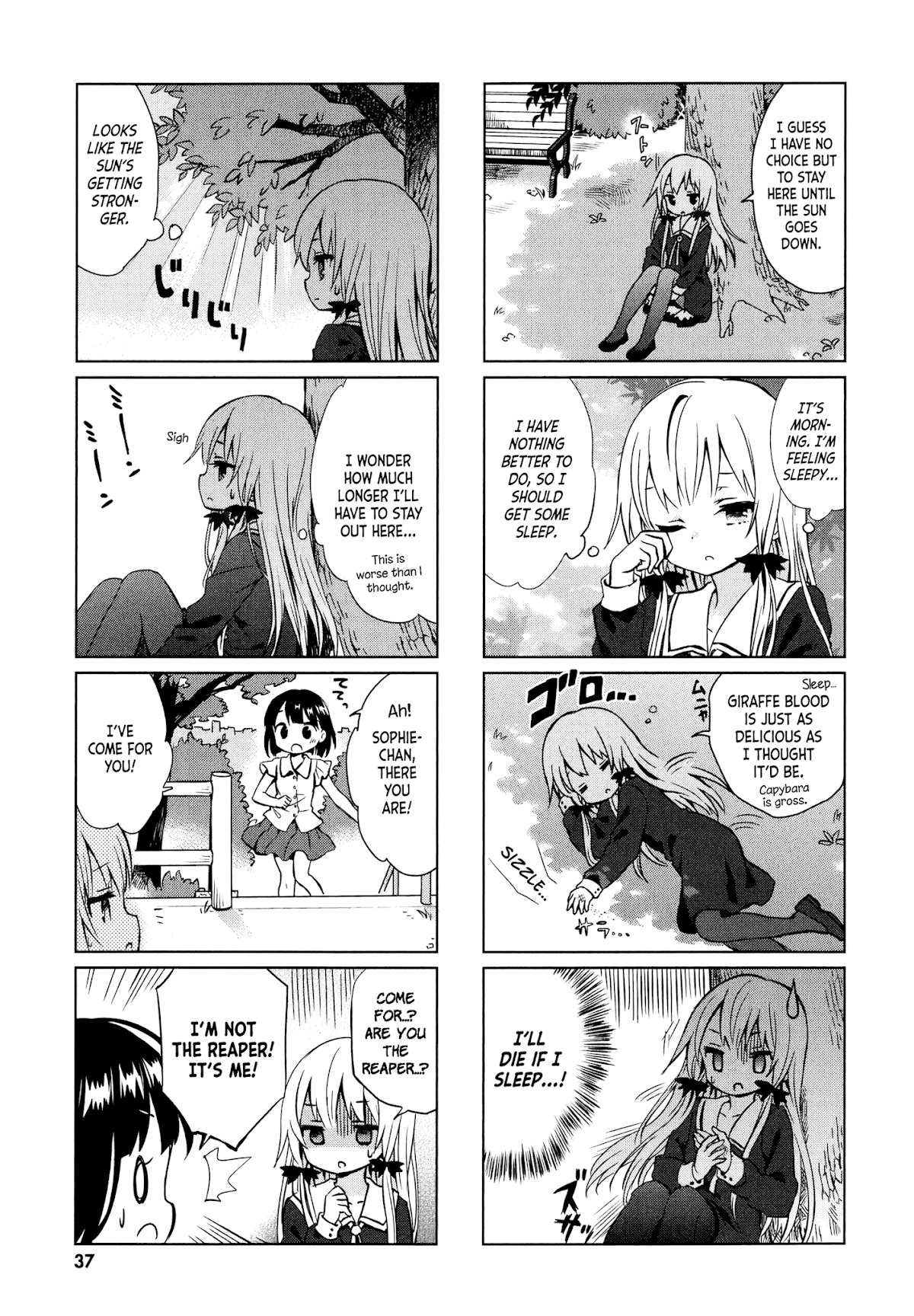 Tonari no Kyuuketsuki-san Chapter 14 page 3 - Chapter 14: A Vampire in the Shade of a Tree