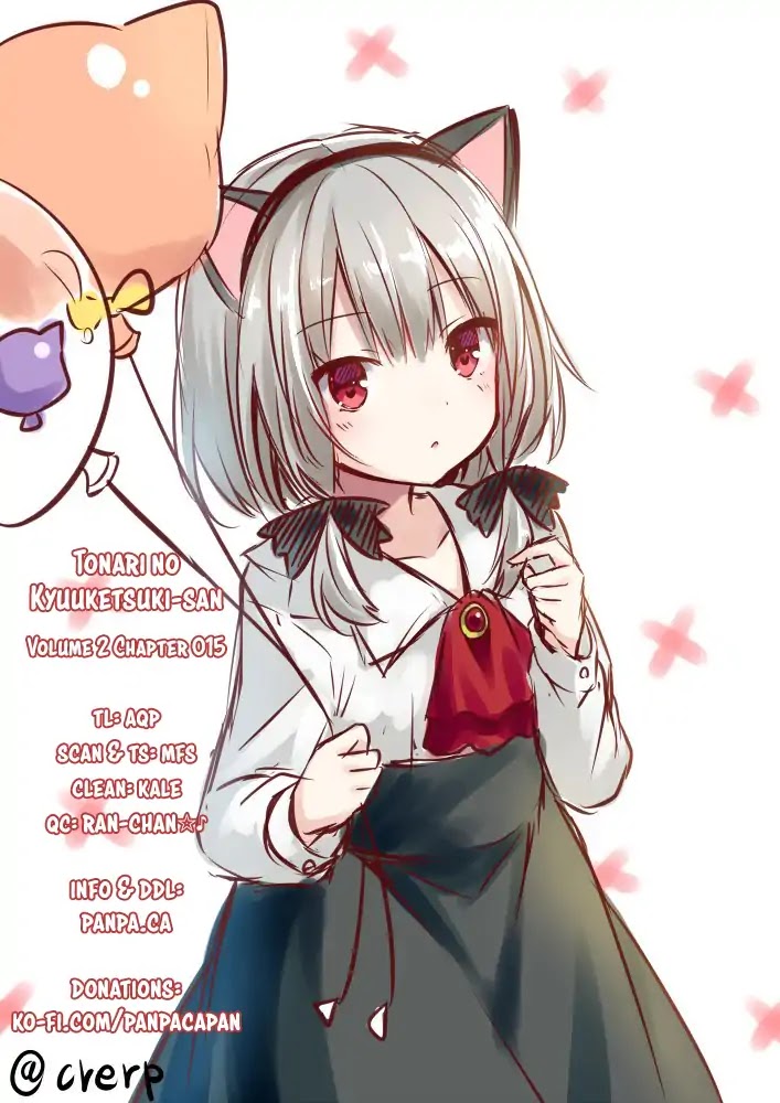 Tonari no Kyuuketsuki-san Chapter 15 page 11 - Chapter 15: The vampire vs. the vampire hunter