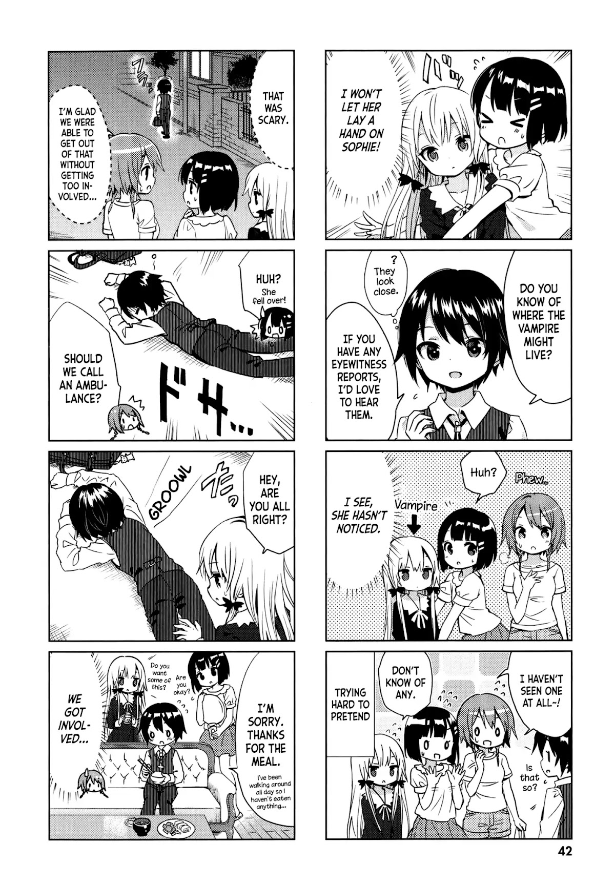 Tonari no Kyuuketsuki-san Chapter 15 page 2 - Chapter 15: The vampire vs. the vampire hunter