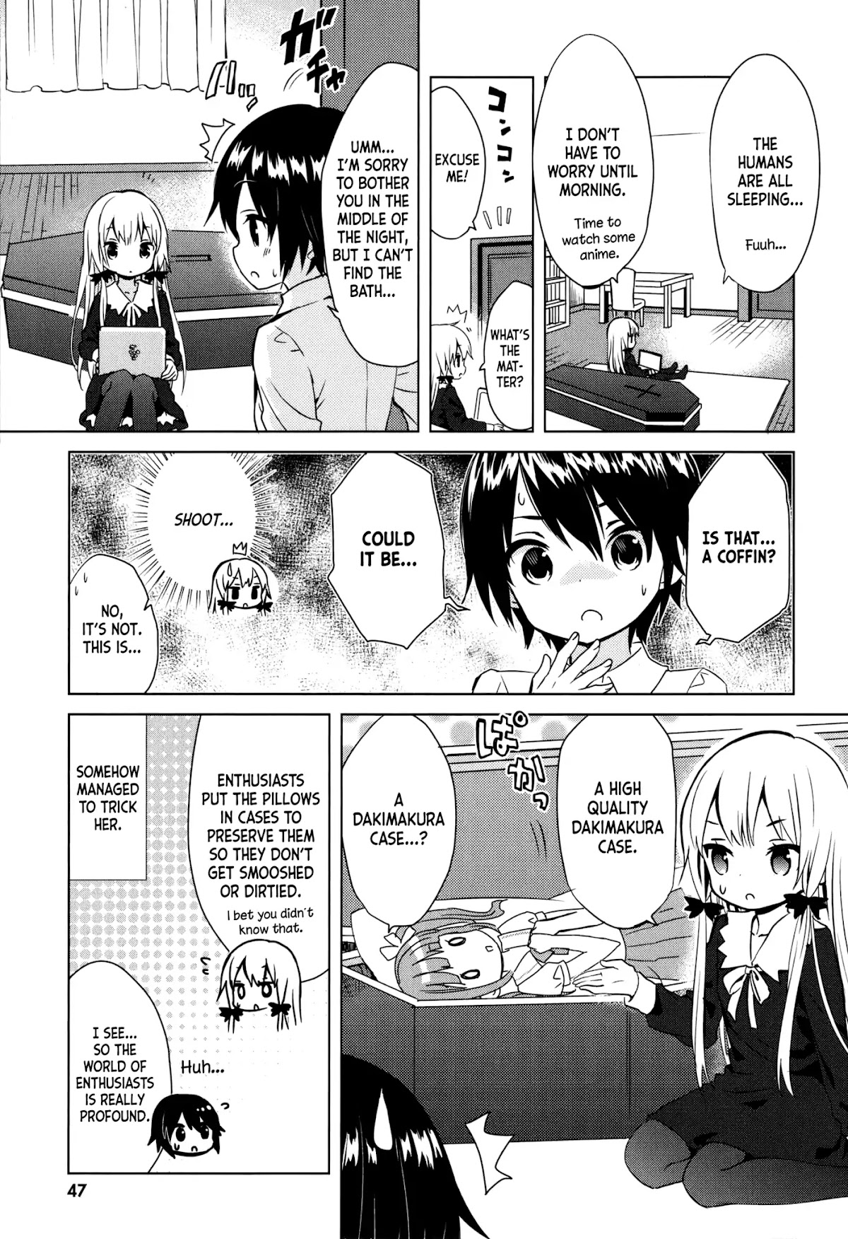 Tonari no Kyuuketsuki-san Chapter 15 page 7 - Chapter 15: The vampire vs. the vampire hunter