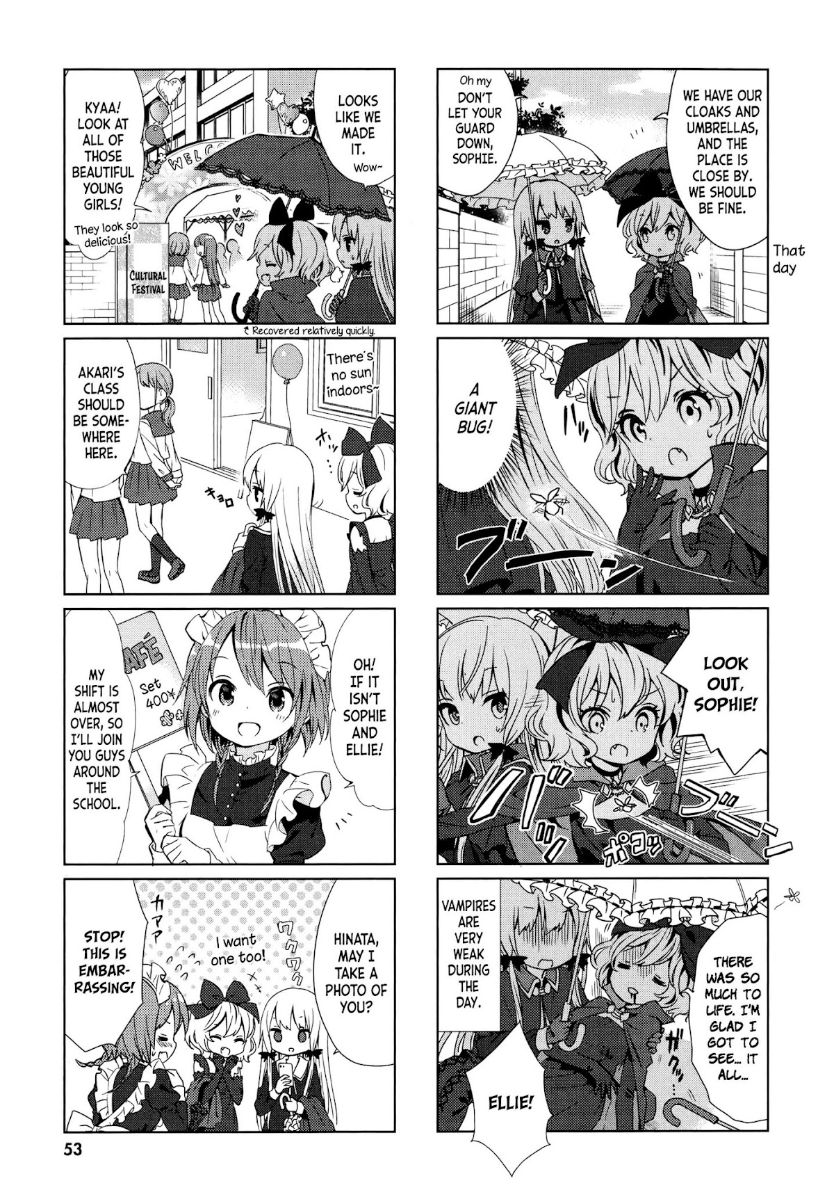 Tonari no Kyuuketsuki-san Chapter 16 page 3 - Chapter 16: Going to the cultural festival