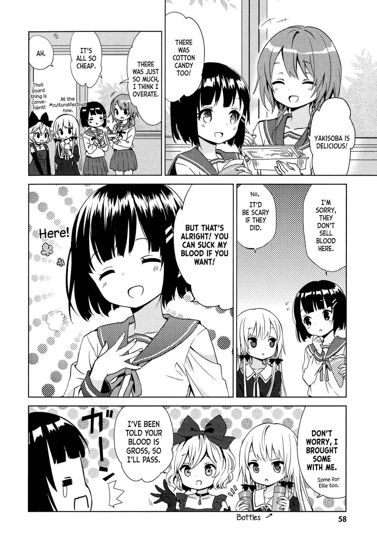 Tonari no Kyuuketsuki-san Chapter 16 page 8 - Chapter 16: Going to the cultural festival