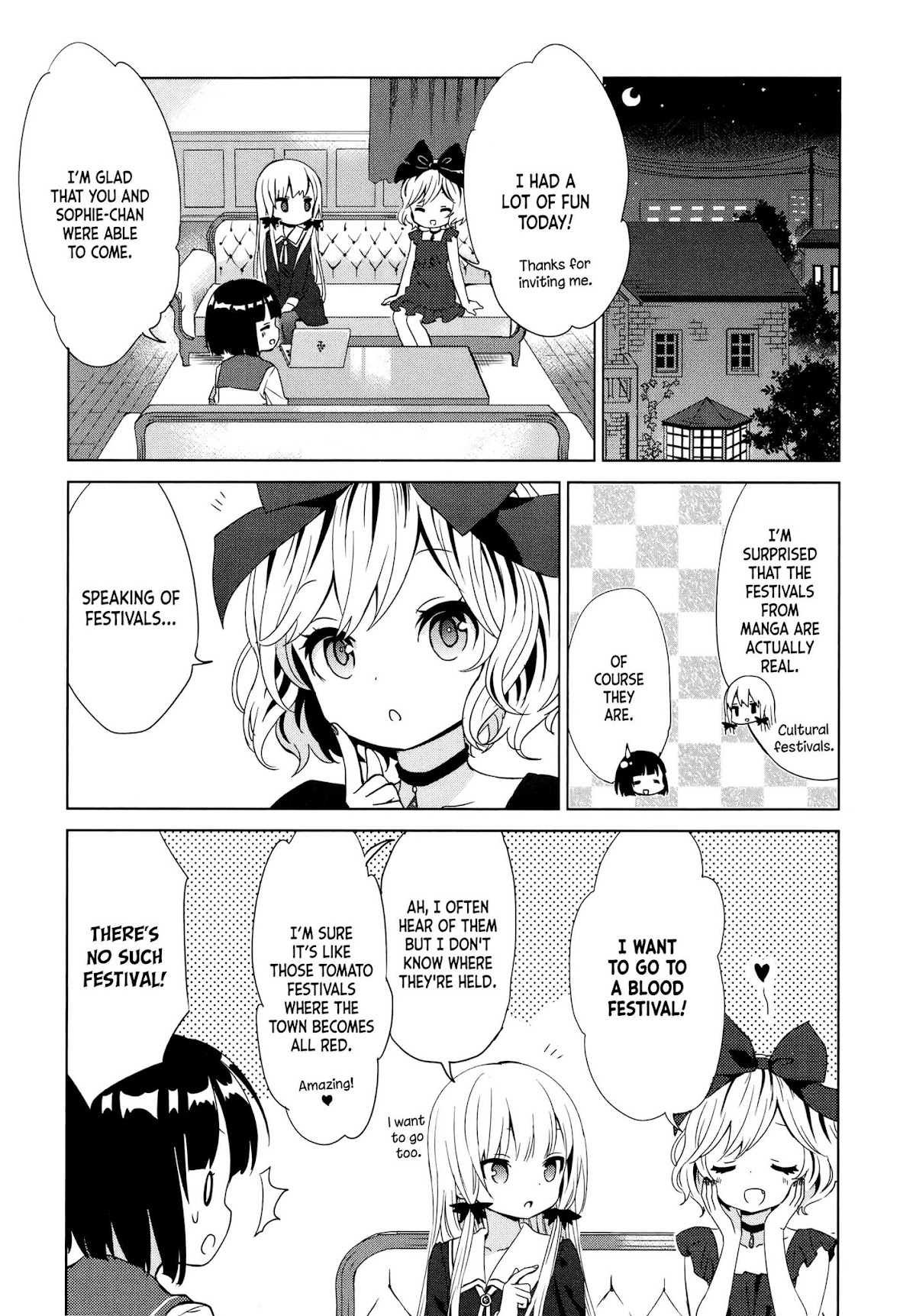 Tonari no Kyuuketsuki-san Chapter 16 page 9 - Chapter 16: Going to the cultural festival