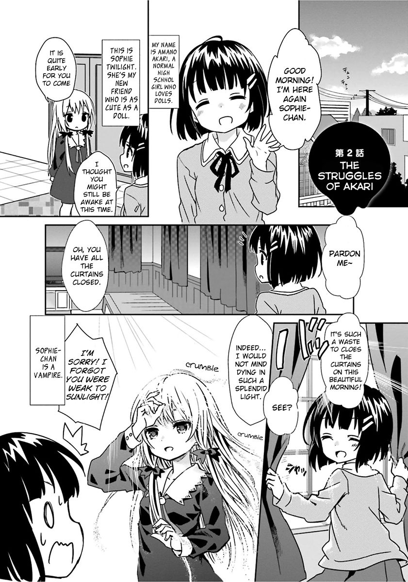 Tonari no Kyuuketsuki-san Chapter 2 page 1 - Chapter 2 : The Struggles of Akari