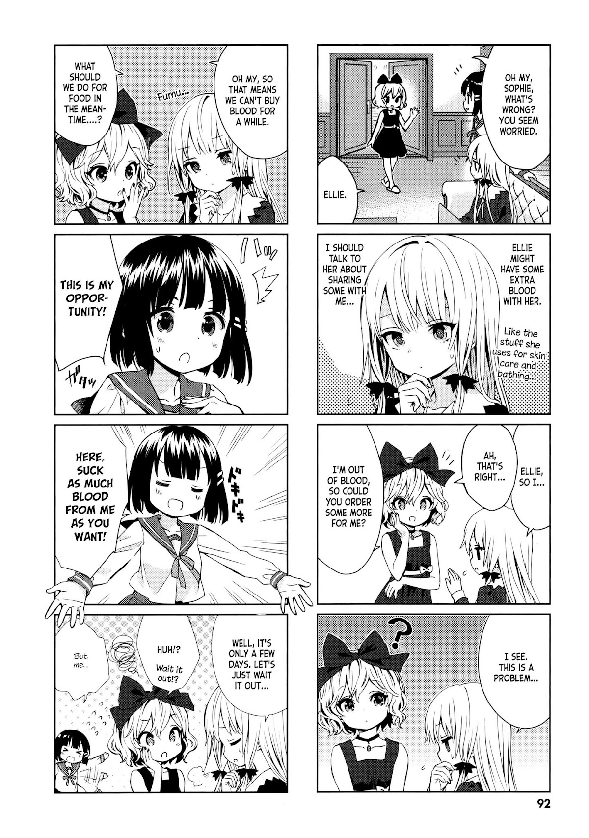 Tonari no Kyuuketsuki-san Chapter 20 page 2 - Chapter 20: A vampire and food shortage