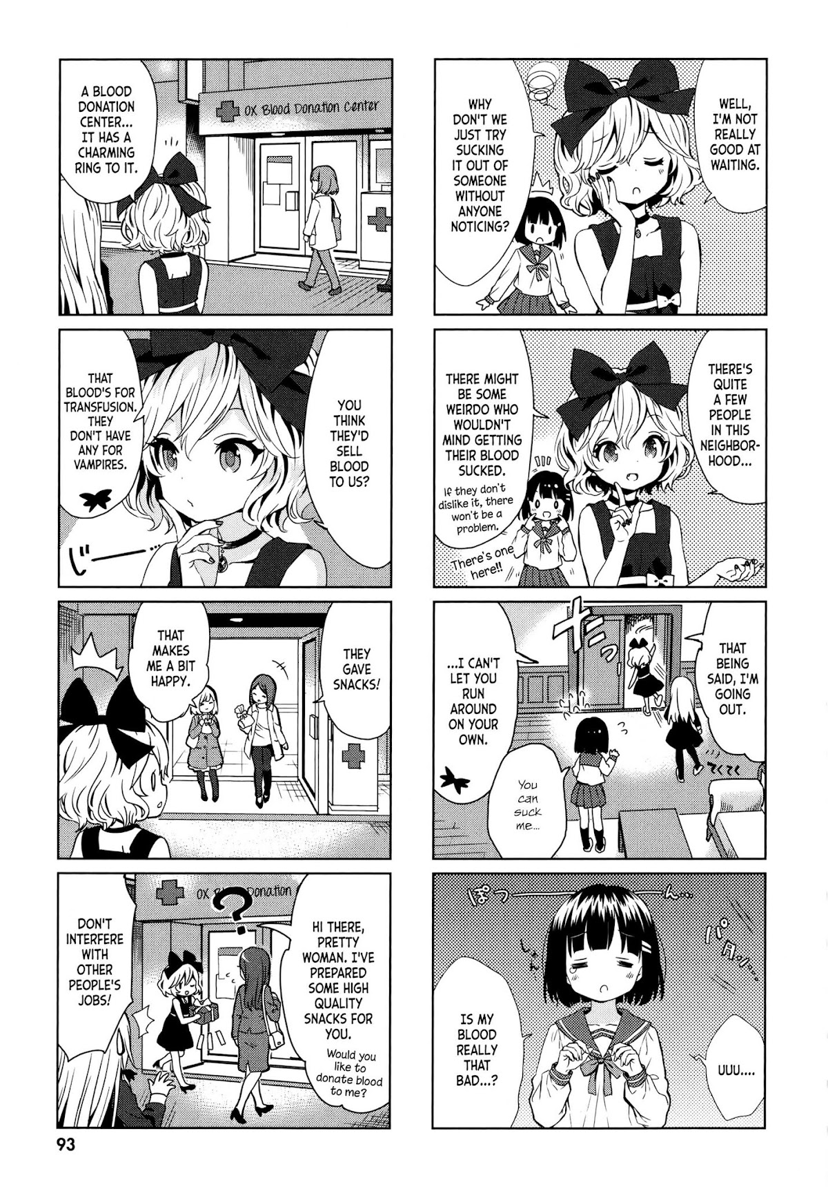 Tonari no Kyuuketsuki-san Chapter 20 page 3 - Chapter 20: A vampire and food shortage