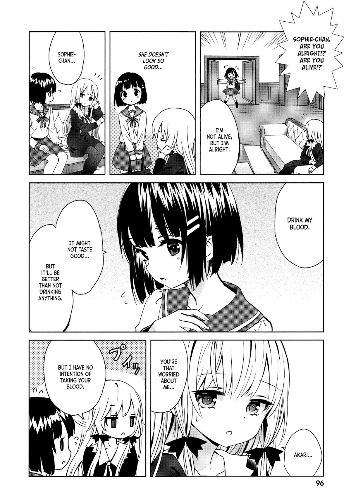 Tonari no Kyuuketsuki-san Chapter 20 page 6 - Chapter 20: A vampire and food shortage