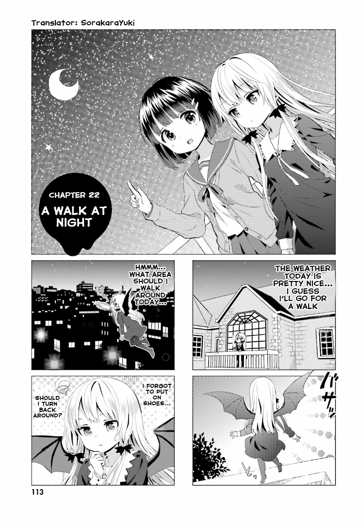 Tonari no Kyuuketsuki-san Chapter 22 page 1 - Chapter 22: A Walk at Night
