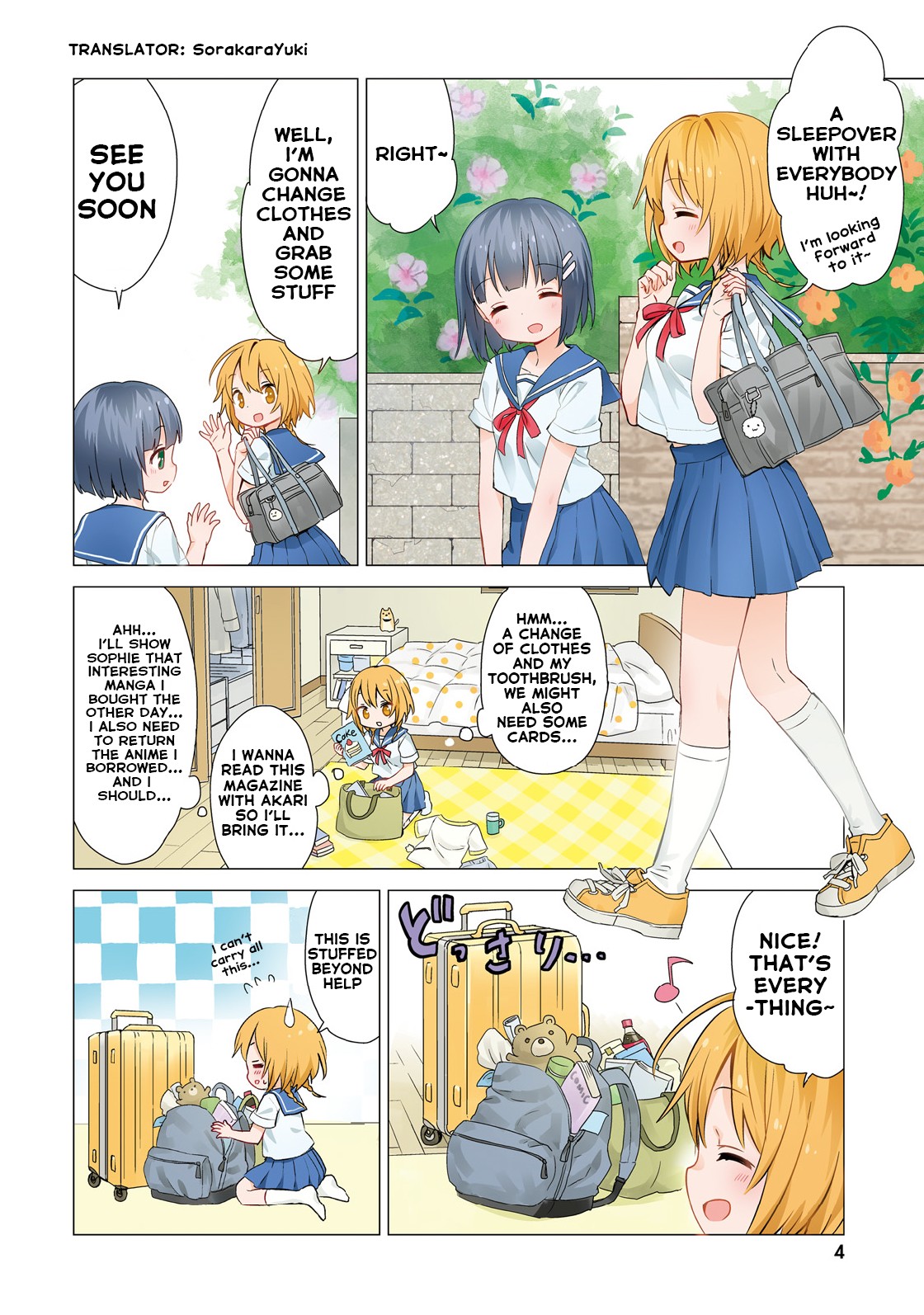 Tonari no Kyuuketsuki-san Chapter 23 page 4 - Chapter 23: Vampires and Pajama Parties