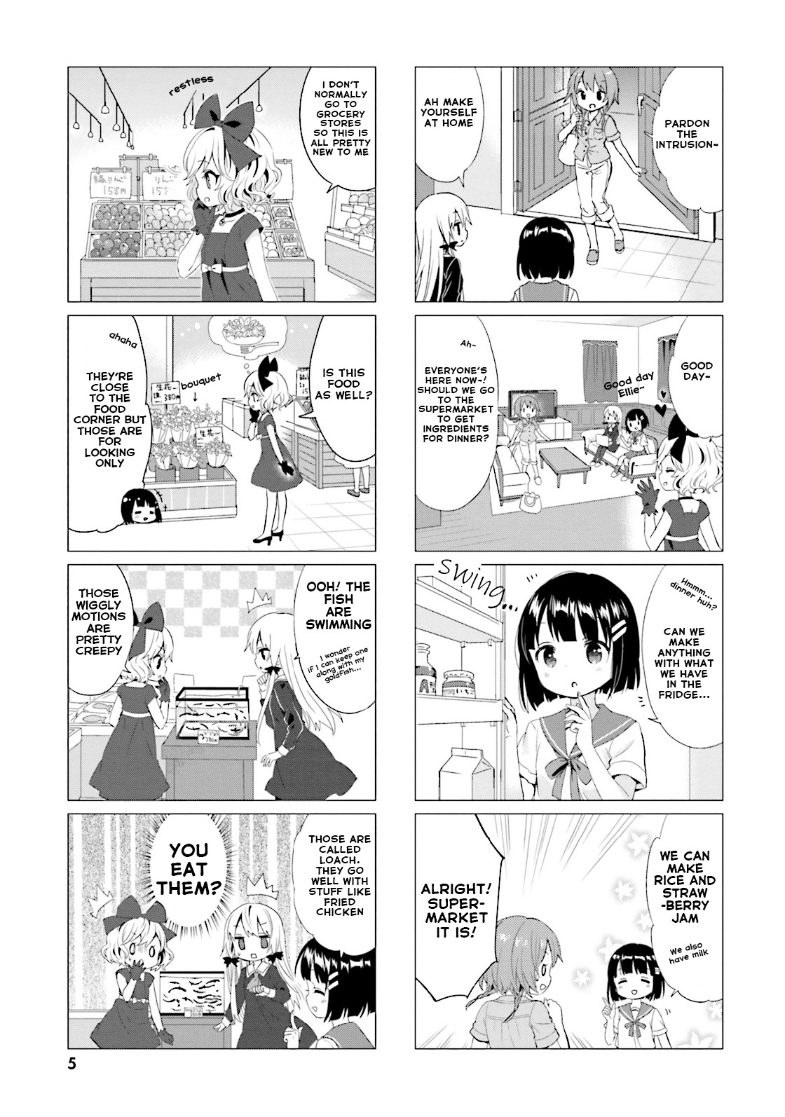 Tonari no Kyuuketsuki-san Chapter 23 page 5 - Chapter 23: Vampires and Pajama Parties