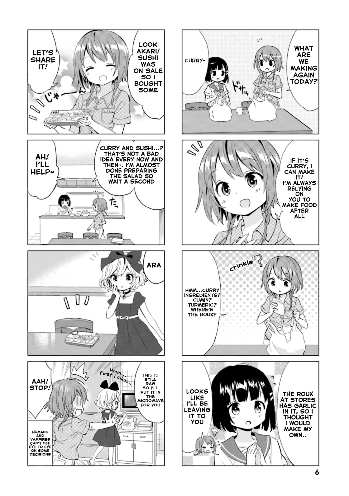 Tonari no Kyuuketsuki-san Chapter 23 page 6 - Chapter 23: Vampires and Pajama Parties