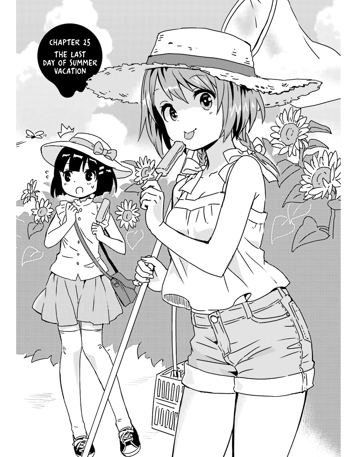 Tonari no Kyuuketsuki-san Chapter 25 page 1 - Chapter 25: The Last Day of Summer Vacation