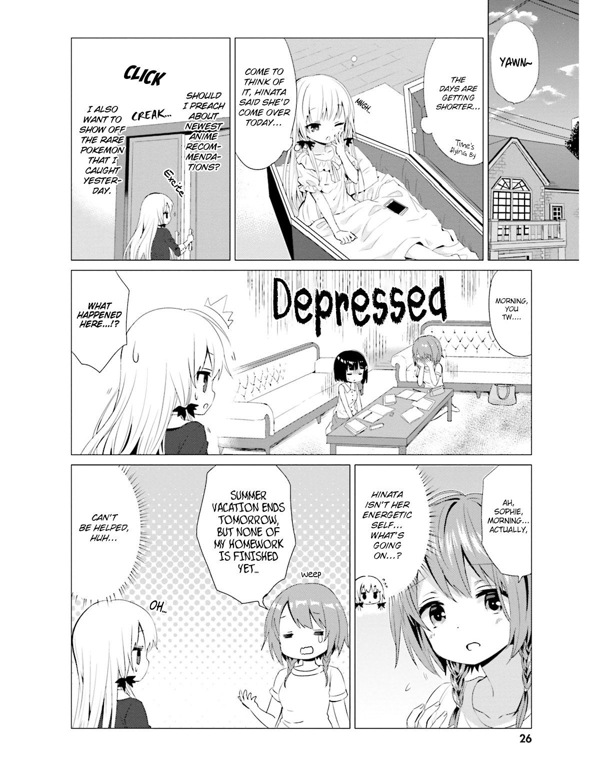 Tonari no Kyuuketsuki-san Chapter 25 page 2 - Chapter 25: The Last Day of Summer Vacation
