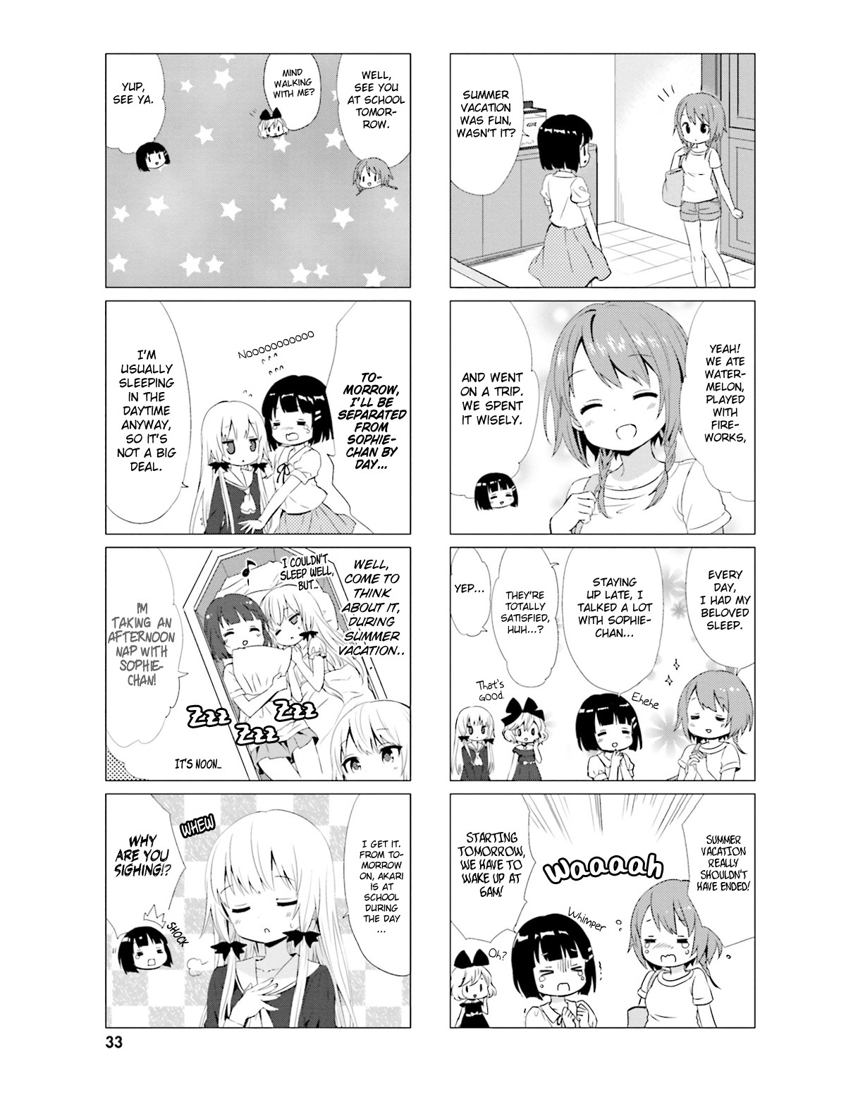 Tonari no Kyuuketsuki-san Chapter 25 page 9 - Chapter 25: The Last Day of Summer Vacation