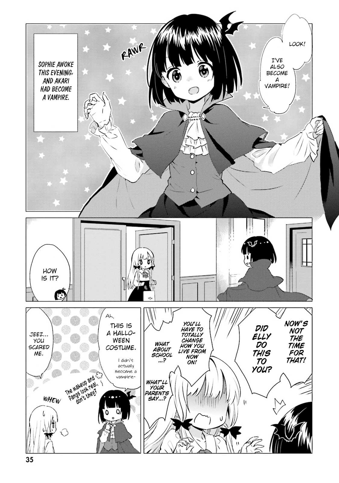 Tonari no Kyuuketsuki-san Chapter 26 page 1 - Chapter 26: Halloween