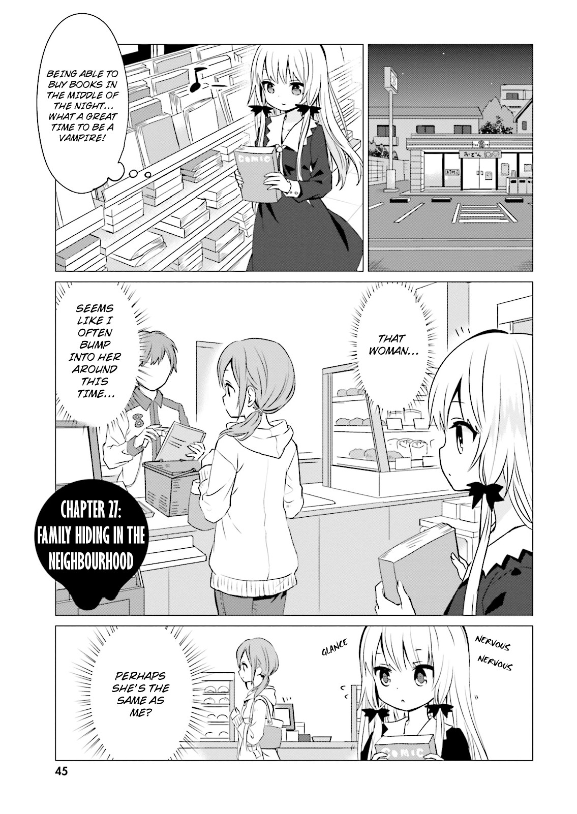 Tonari no Kyuuketsuki-san Chapter 27 page 1 - Chapter 27: Family Hiding in the Neighbourhood