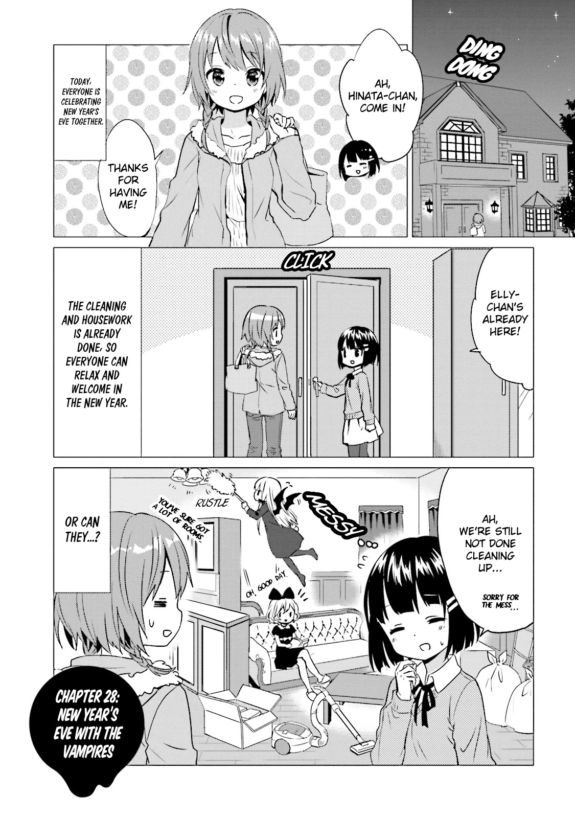 Tonari no Kyuuketsuki-san Chapter 28 page 1 - Chapter 28: New Year's Eve with the Vampires