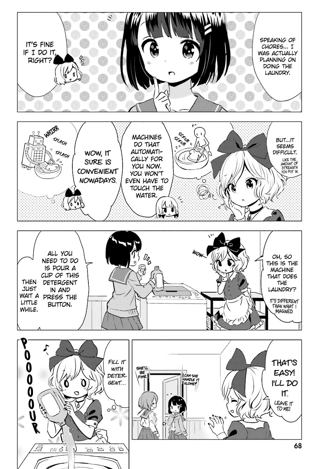 Tonari no Kyuuketsuki-san Chapter 29 page 4 - Chapter 29: Elly Does Chores