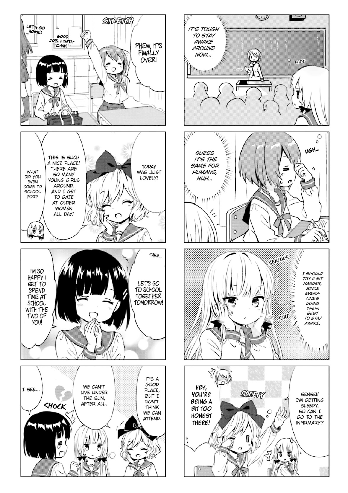 Tonari no Kyuuketsuki-san Chapter 31 page 10 - Chapter 31: The Vampires' Student Life
