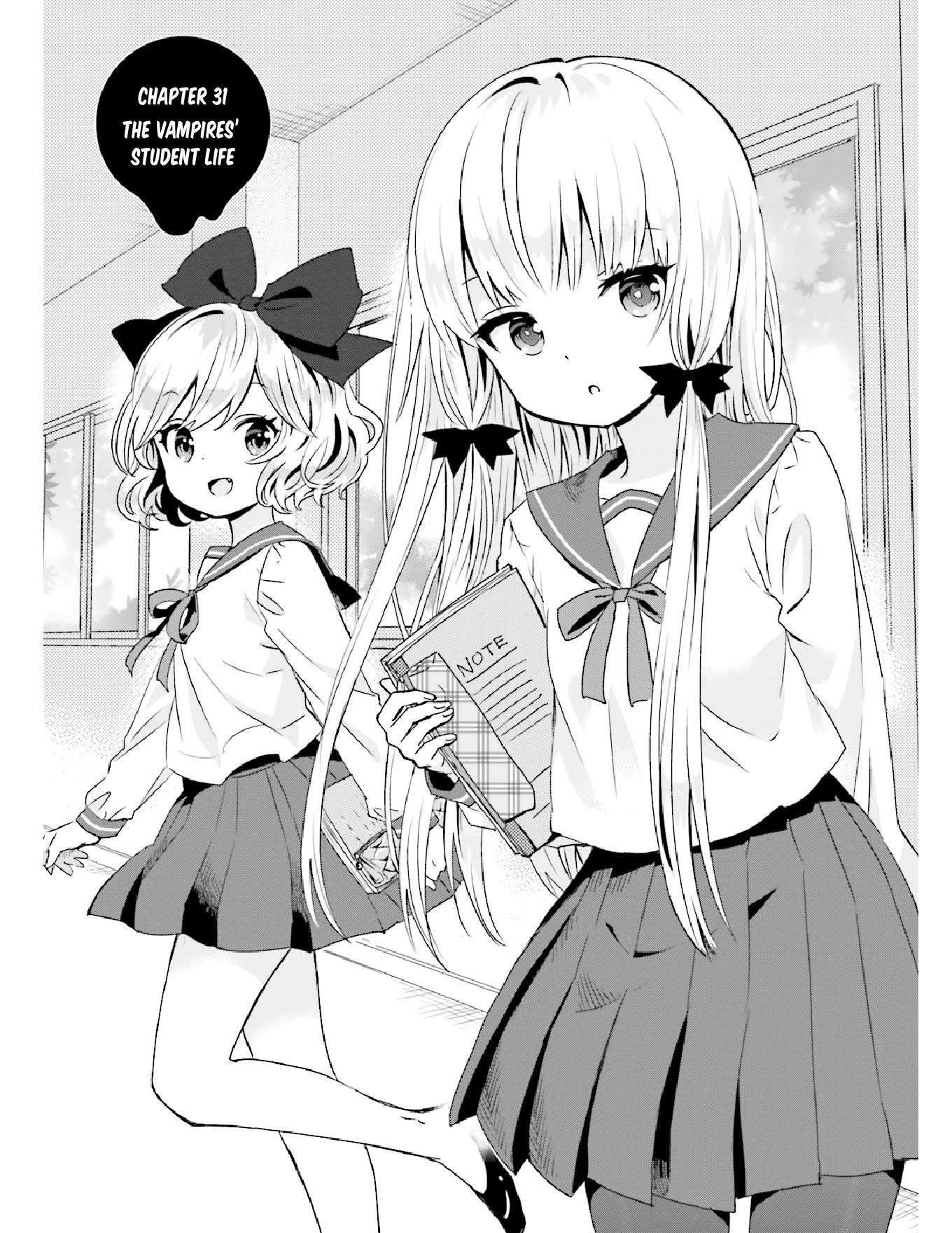 Tonari no Kyuuketsuki-san Chapter 31 page 3 - Chapter 31: The Vampires' Student Life