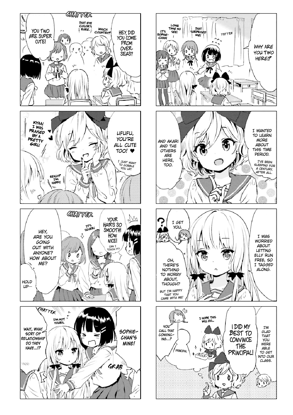 Tonari no Kyuuketsuki-san Chapter 31 page 4 - Chapter 31: The Vampires' Student Life