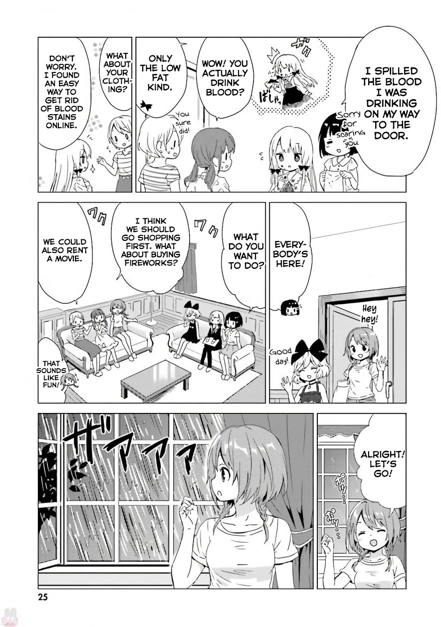 Tonari no Kyuuketsuki-san Chapter 34 page 3 - Chapter 34: Summertime Ghost Stories